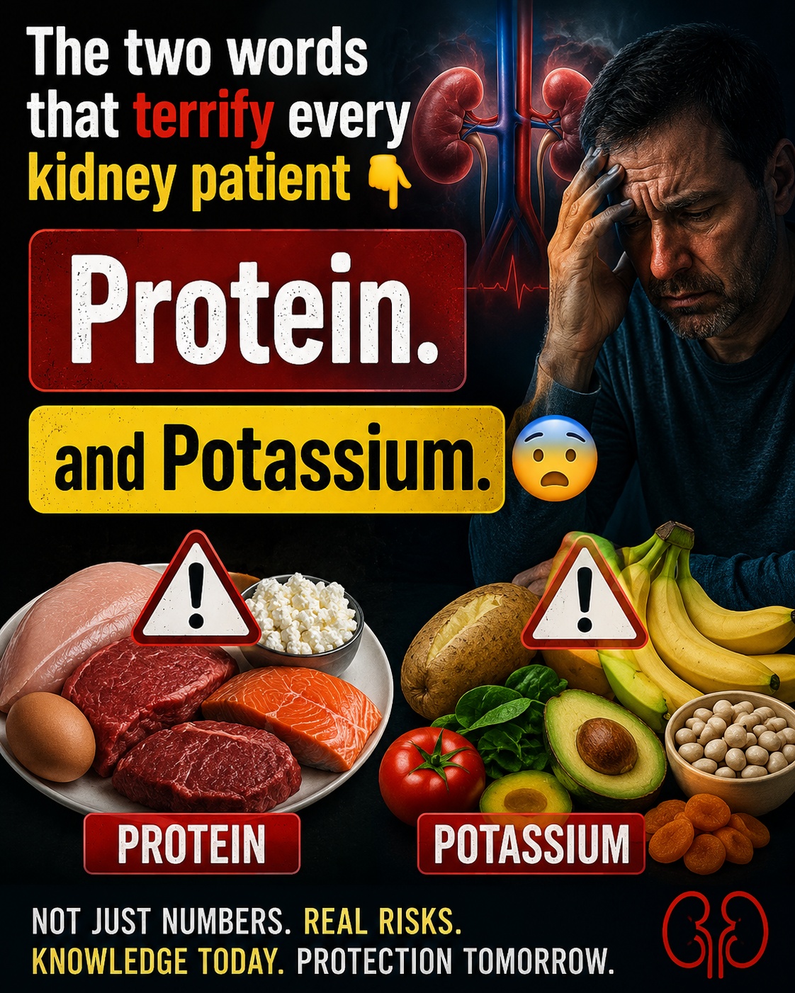 The Two Words That Terrify Every Kidney Patient: Protein and Potassium